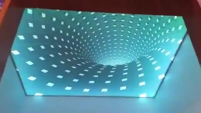 Tavan extensibil cu iluminare pe interior si efect 3D